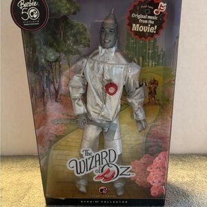 Tin Man Wizard of Oz Barbie Ken Doll 50th Anniversary MATTEL No Sound